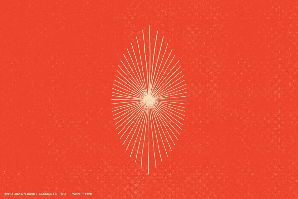 36 Hand Drawn Burst Elements 16