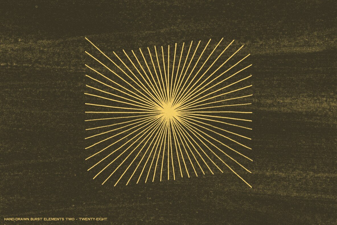 36 Hand Drawn Burst Elements 17