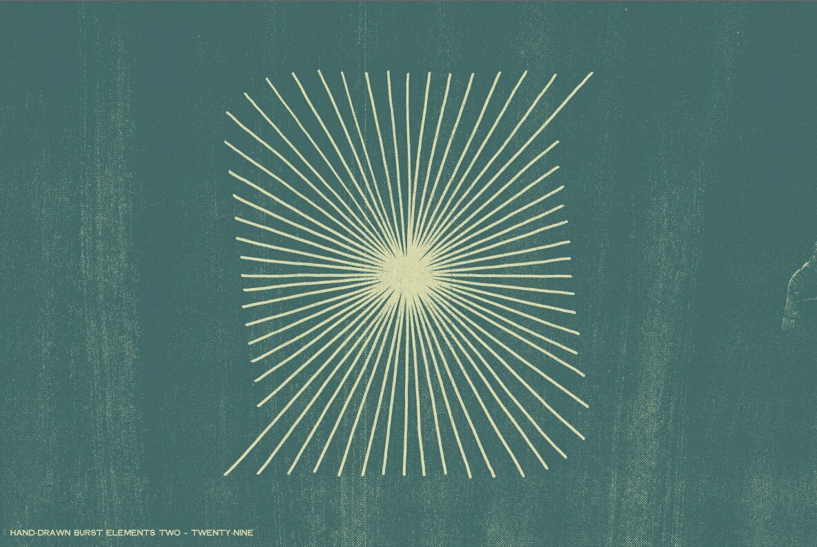 36 Hand Drawn Burst Elements 18