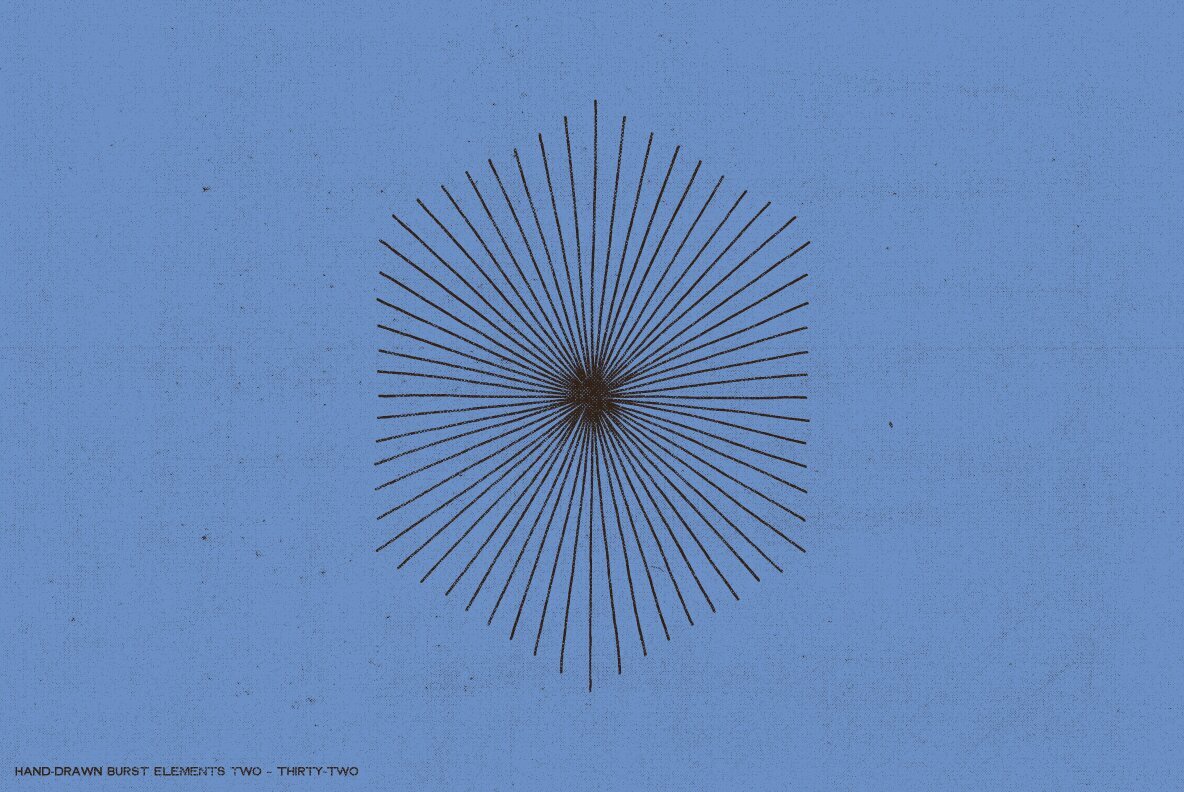 36 Hand Drawn Burst Elements 20