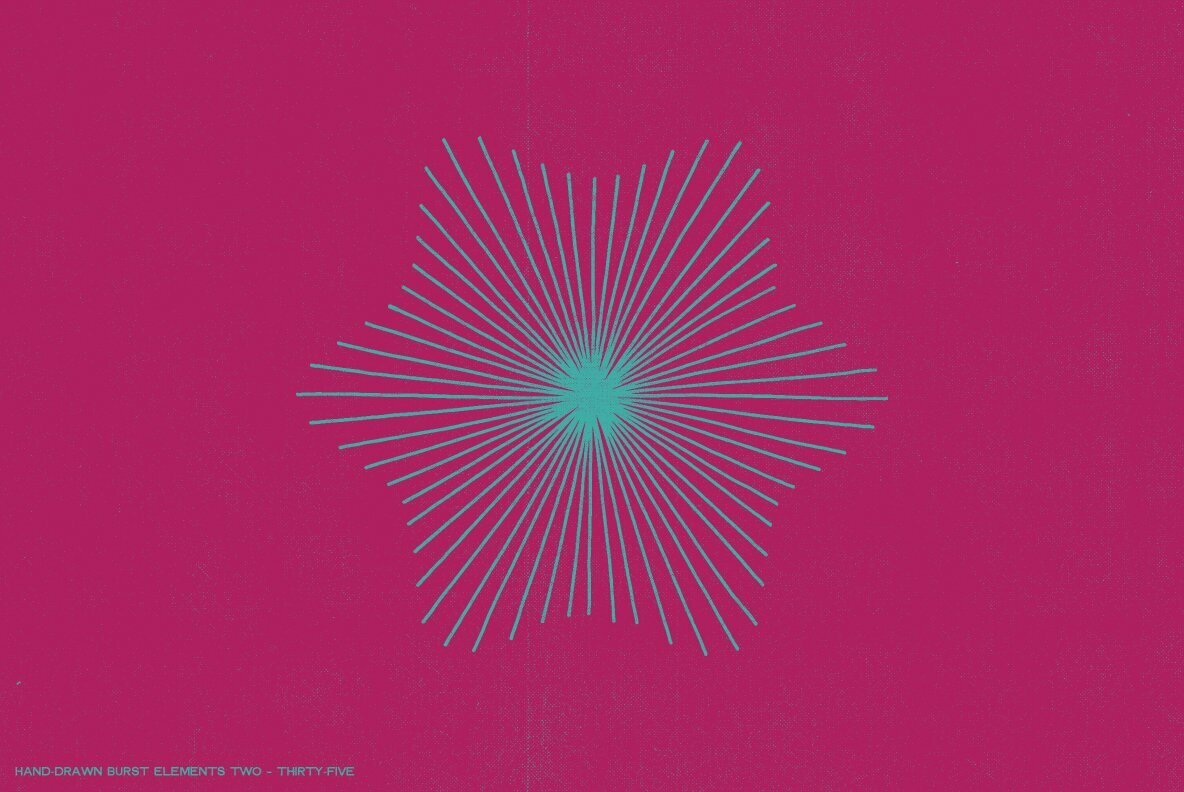 36 Hand Drawn Burst Elements 22