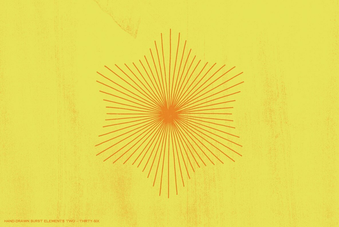 36 Hand Drawn Burst Elements 23
