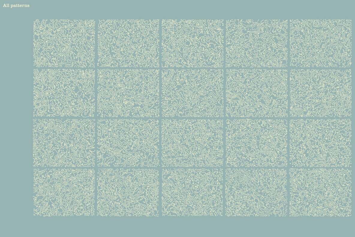 Hand Drawn Vector Map Patterns Volume 01 23