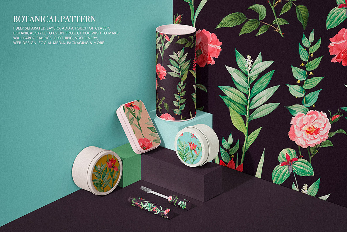 Blossom   Elegant Floral Pattern and Graphics 6