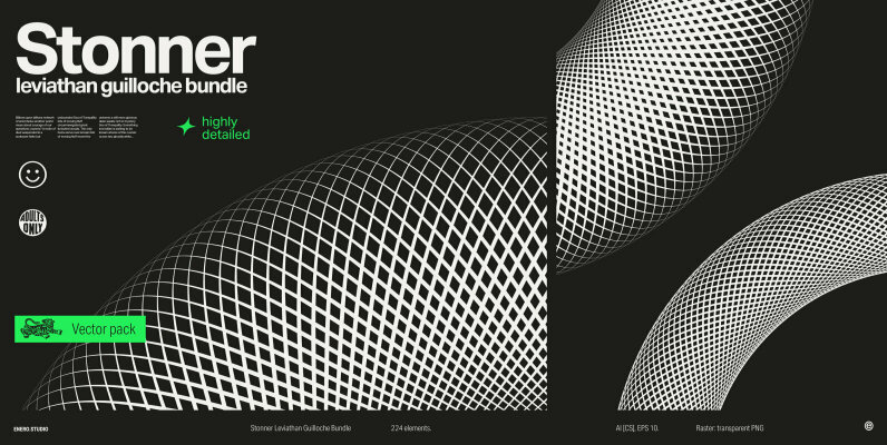 Stonner Leviathan Guilloche