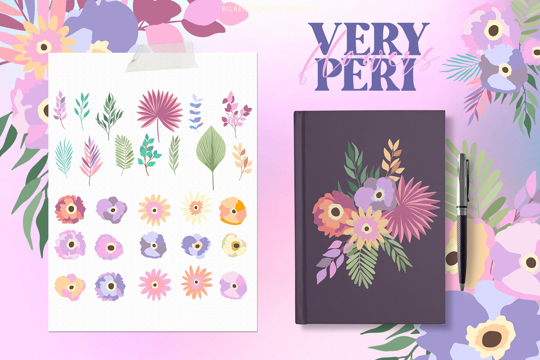 Very Peri Flowers 8