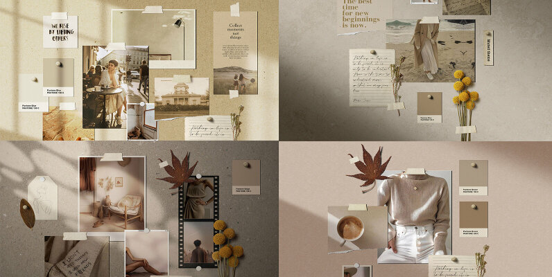 Moodboard Mockup Scene Creator