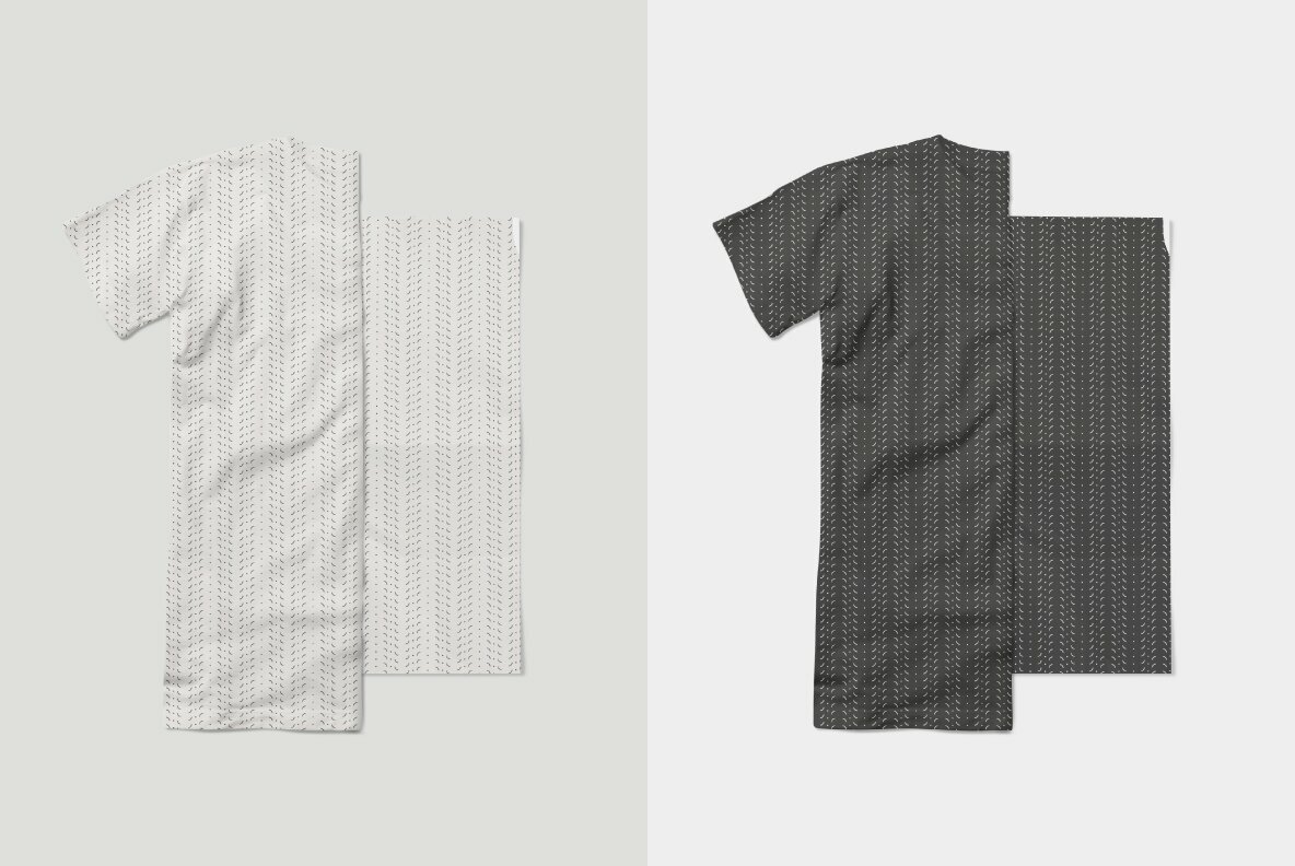 Dot Curve Geo Patterns 6