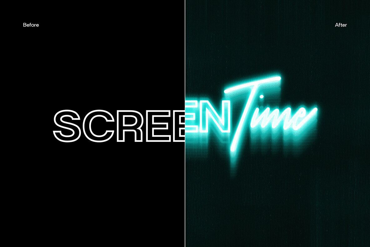 Screentime LCD Distortion Effect 4
