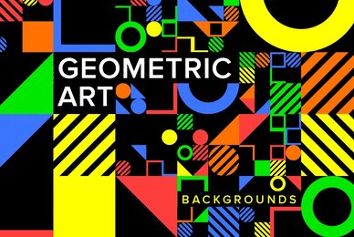 Geometric Art Backgrounds