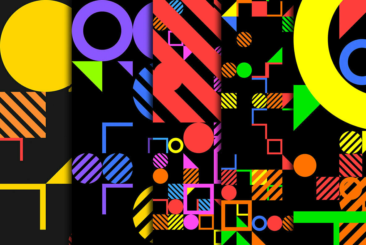 Geometric Art Backgrounds 2