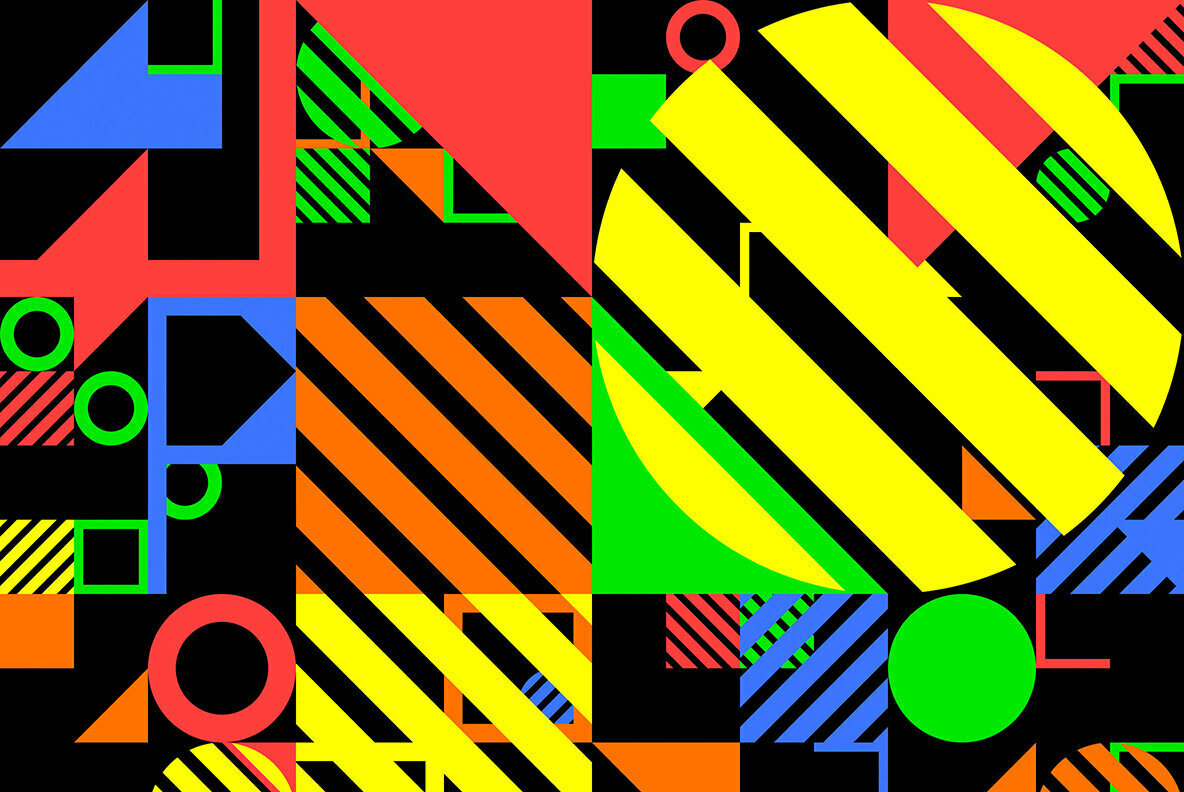 Geometric Art Backgrounds 3