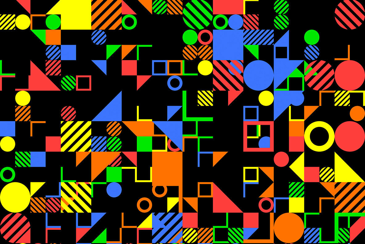 Geometric Art Backgrounds 4