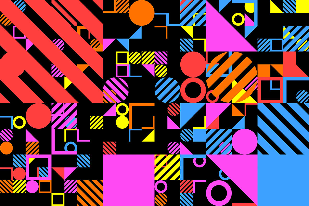 Geometric Art Backgrounds 6
