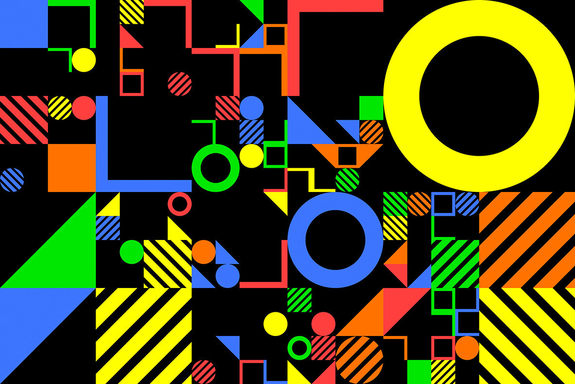 Geometric Art Backgrounds 7