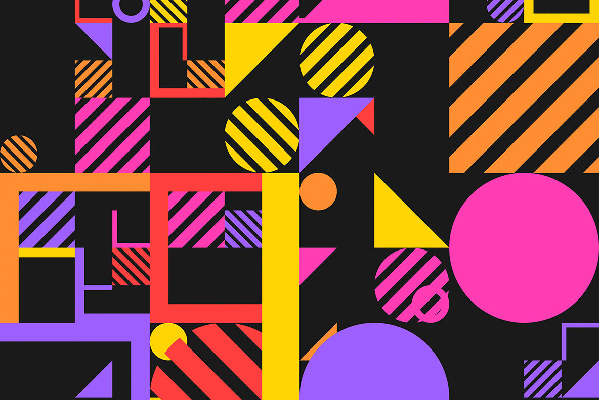 Geometric Art Backgrounds 8