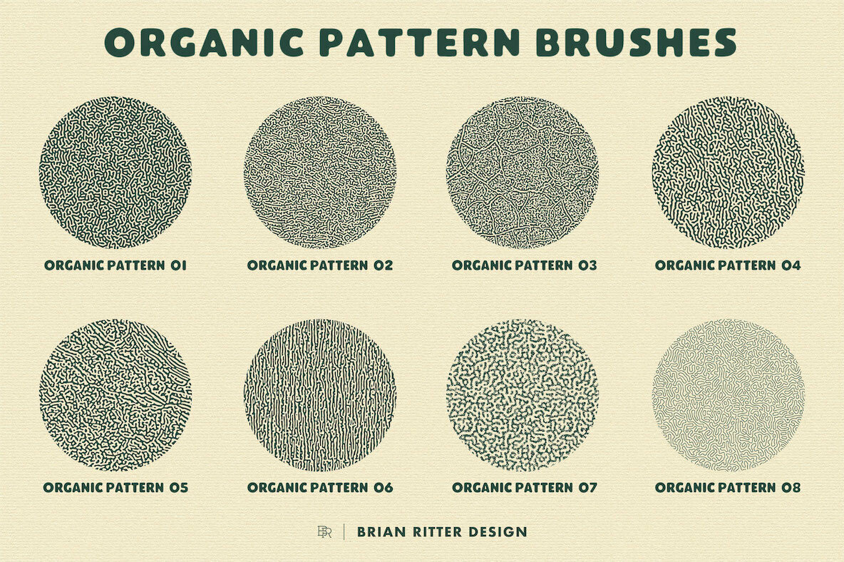 Organic Brush Kit for Procreate 5