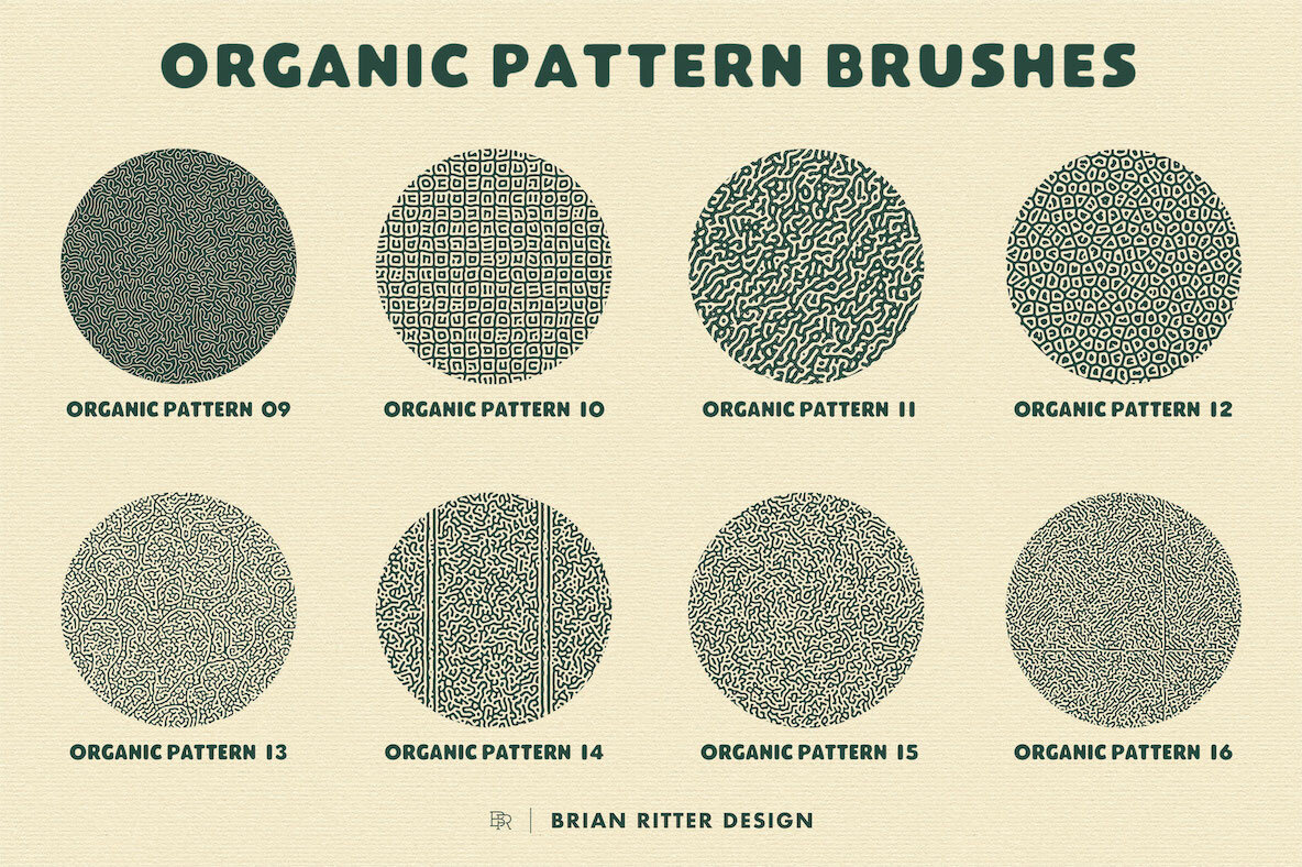 Organic Brush Kit for Procreate 6