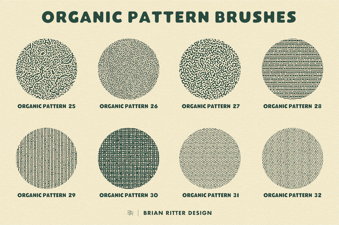 Organic Brush Kit for Procreate 8