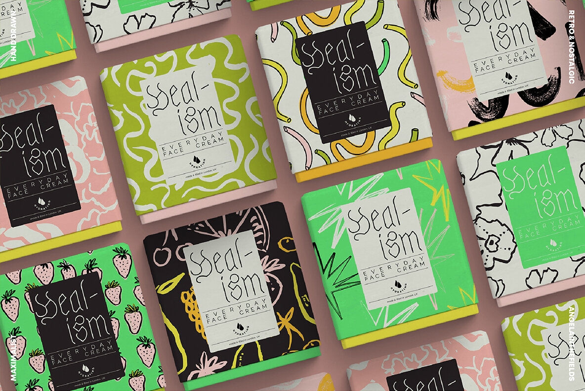 Spring Tutti Frutti Vector Patterns 5