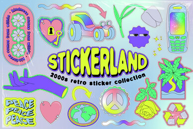 Stickerland 2000s Vector Set