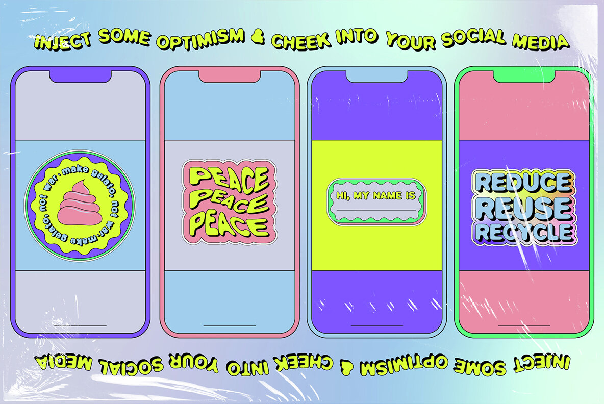 Stickerland 2000s Vector Set 8