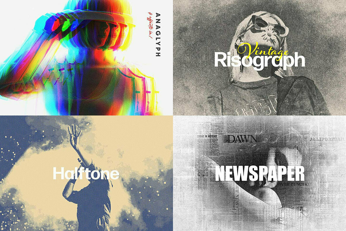 30 Hip Photo Effects Bundle 2