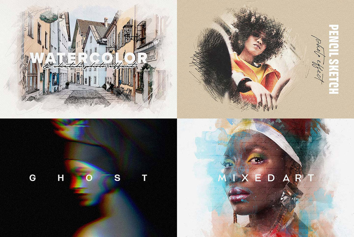 30 Hip Photo Effects Bundle 6