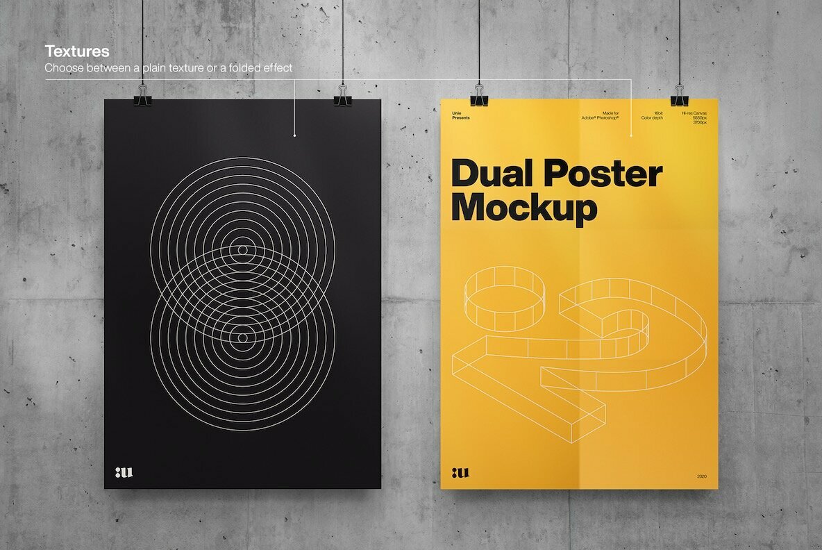 Dual Poster Mockup 5