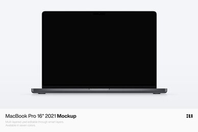Macbook Pro 16 2 inch Mockup