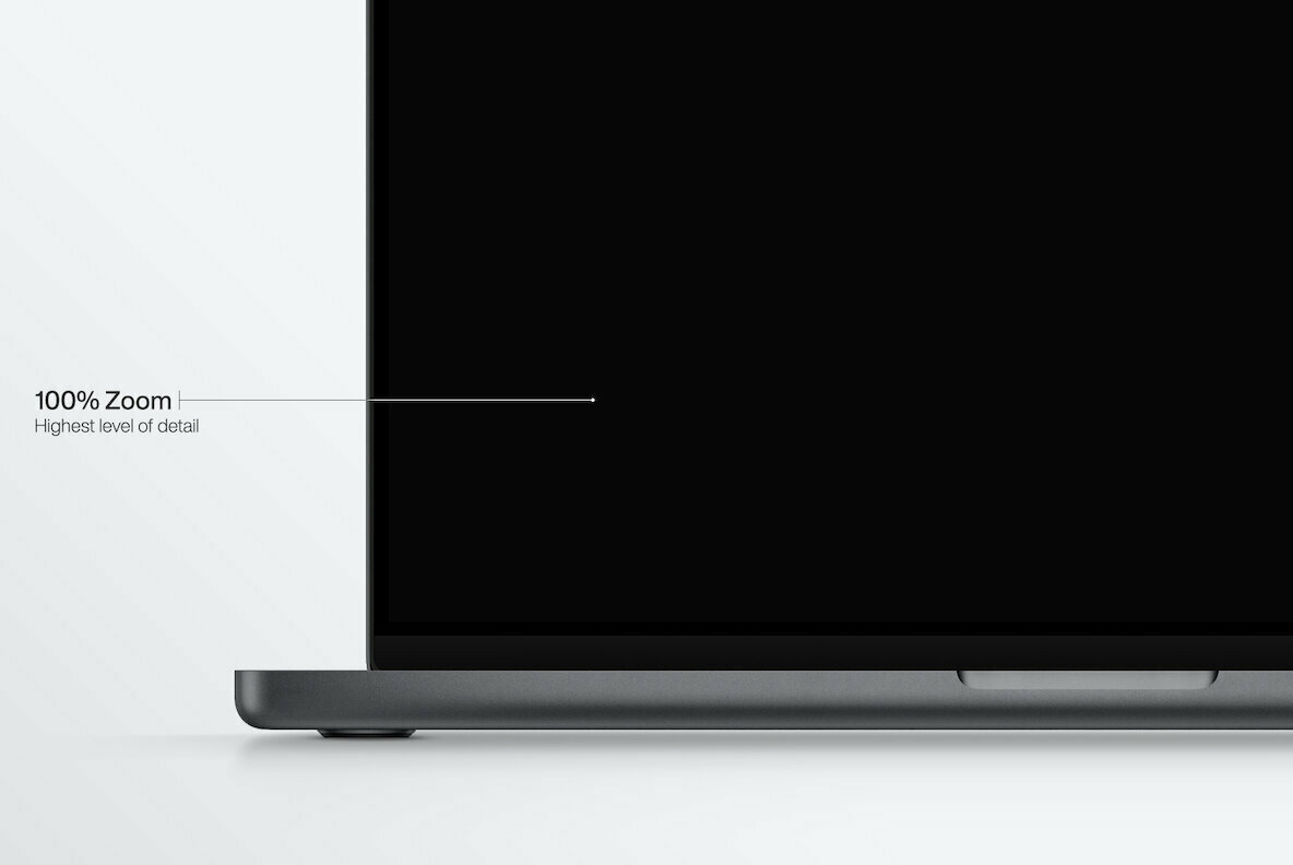 Macbook Pro 16 2 inch Mockup 3