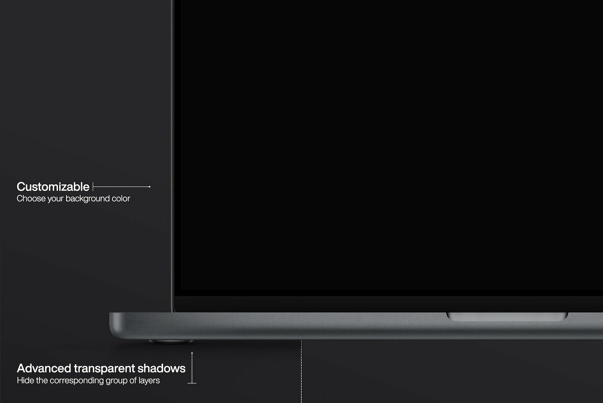 Macbook Pro 16 2 inch Mockup 4