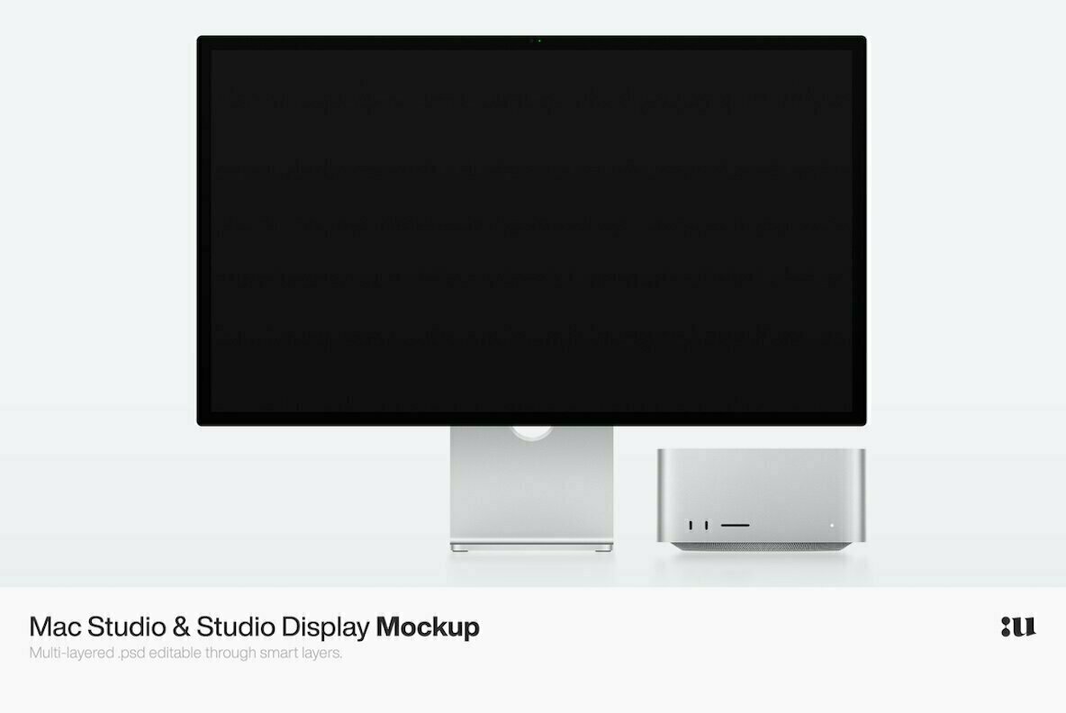 Mac Studio and Studio Display Mockup 1