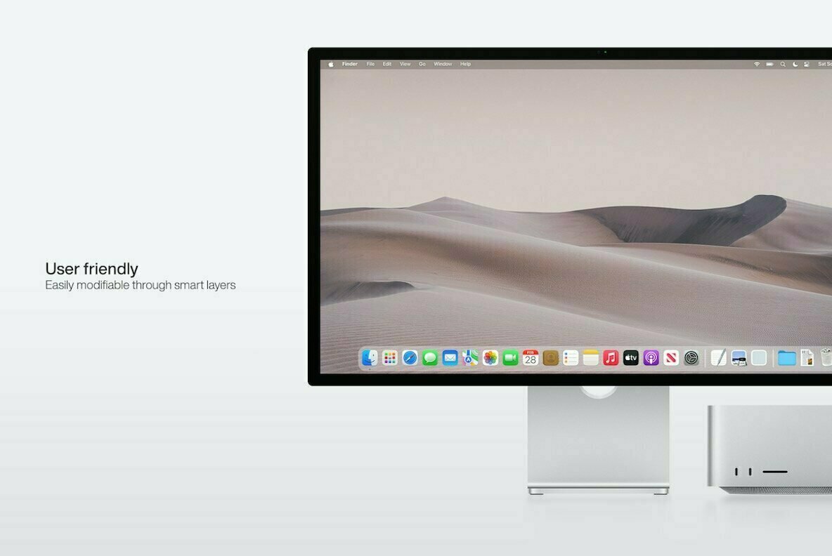 Mac Studio and Studio Display Mockup 2