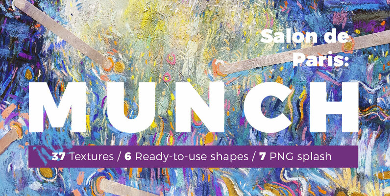 Munch   Expressionistic Background Textures