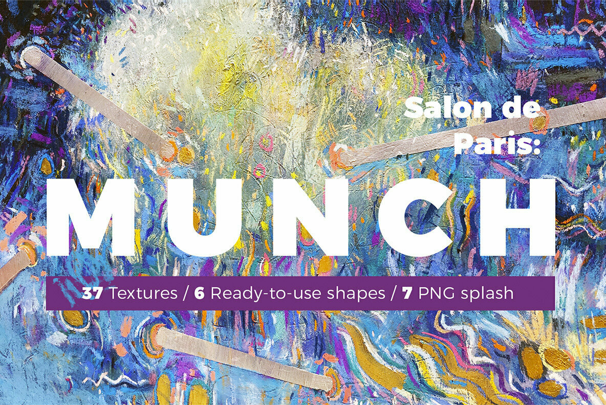 Munch   Expressionistic Background Textures 1