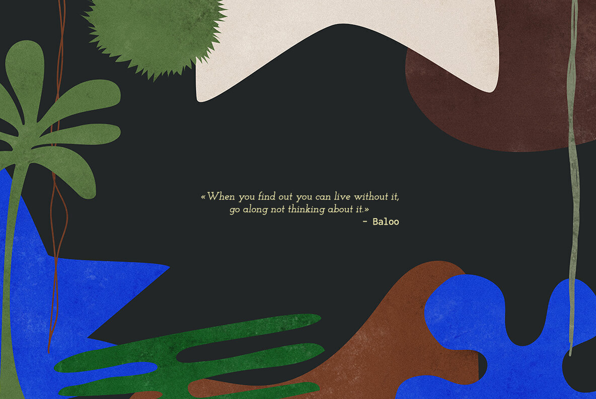 Night in the Jungle Abstract Shapes 2