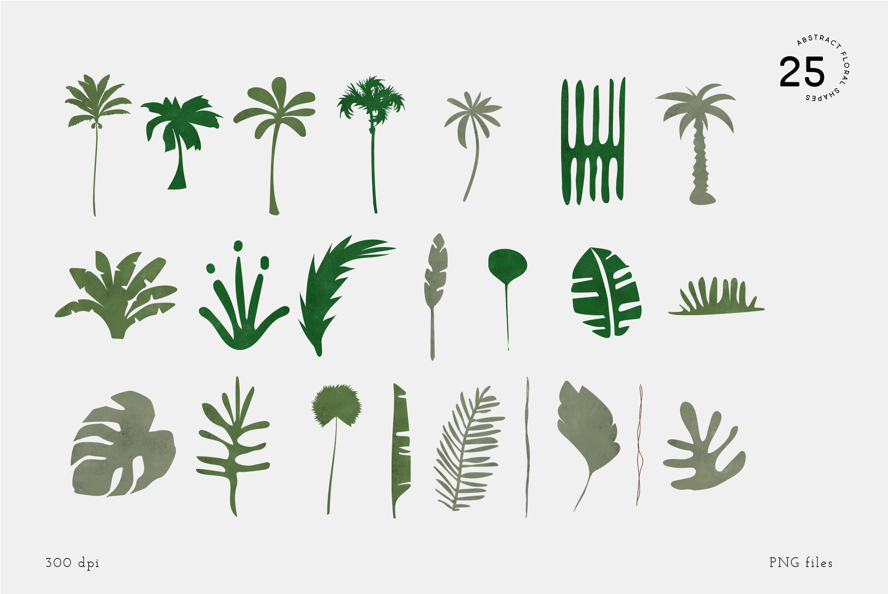 Night in the Jungle Abstract Shapes 5