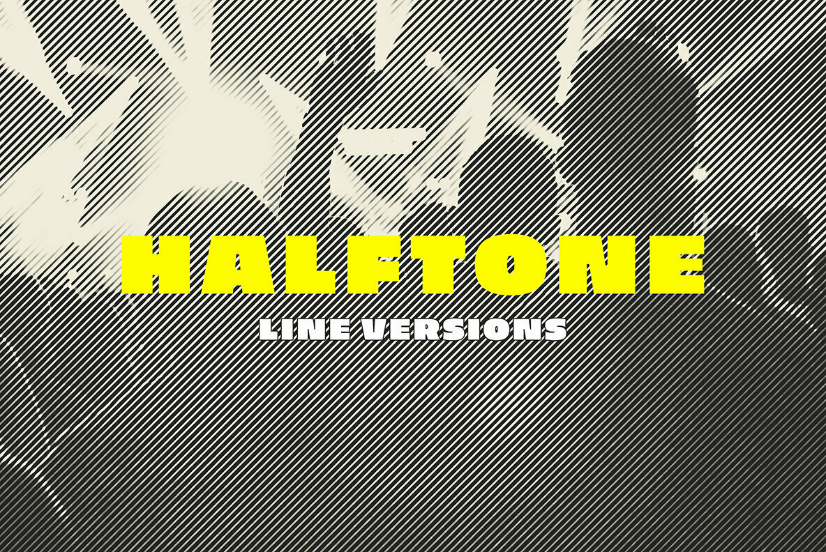 Halftone Lines Photo Effect 1