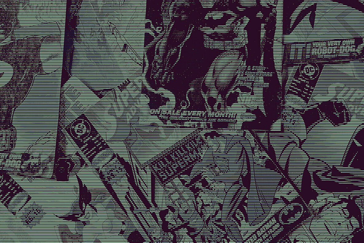 Halftone Lines Photo Effect 2