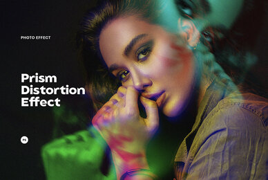 Prism Distortion Photo Effect for Photoshop