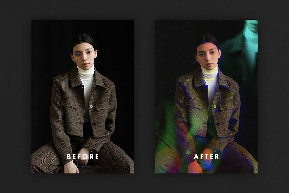 Prism Distortion Photo Effect for Photoshop 4