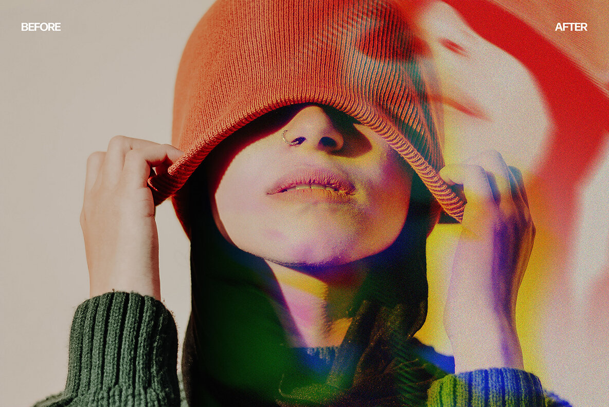 Prism Distortion Photo Effect for Photoshop 7