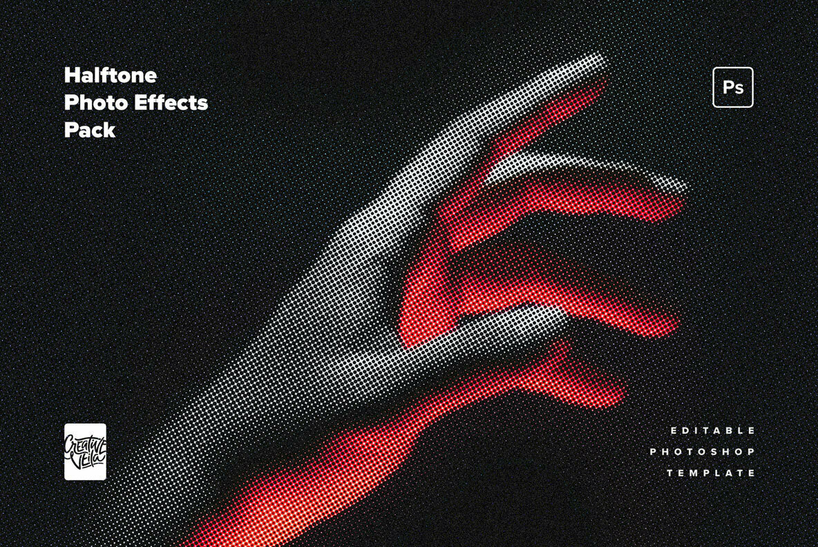 Halftone Photo Effects Pack 1