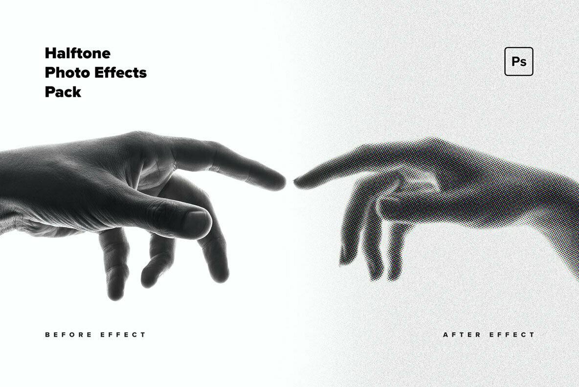 Halftone Photo Effects Pack 2