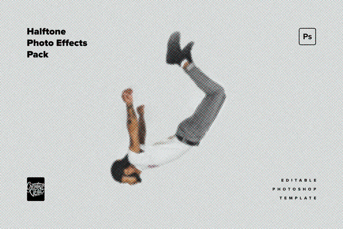 Halftone Photo Effects Pack 4