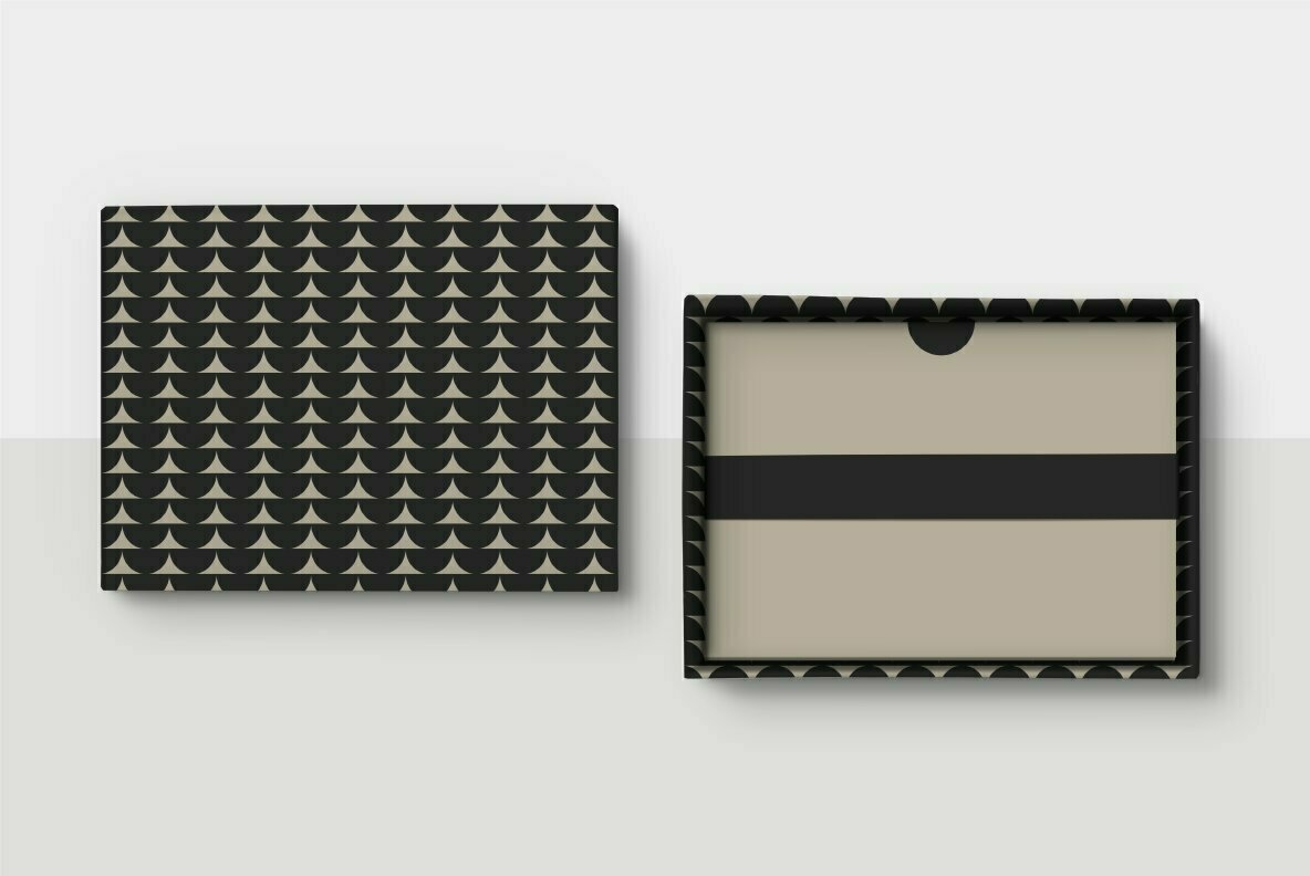 Geo Circle Semicircle Patterns 2