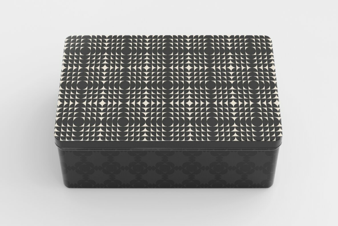 Geo Circle Semicircle Patterns 6