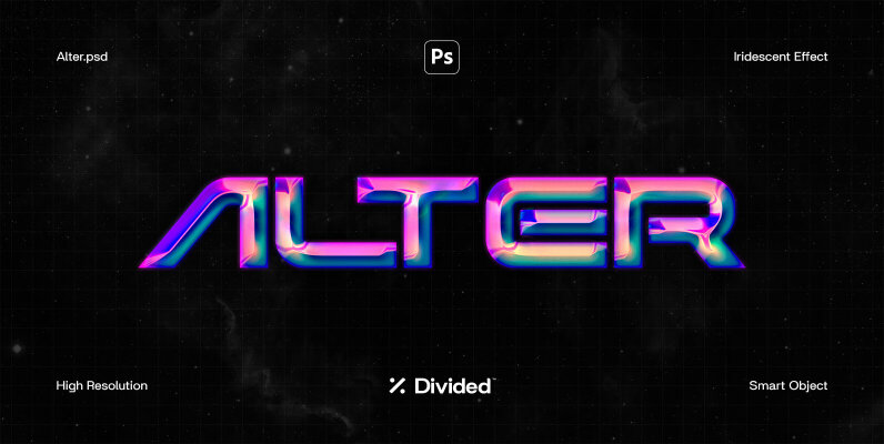 Alter Iridescent Chrome Effect