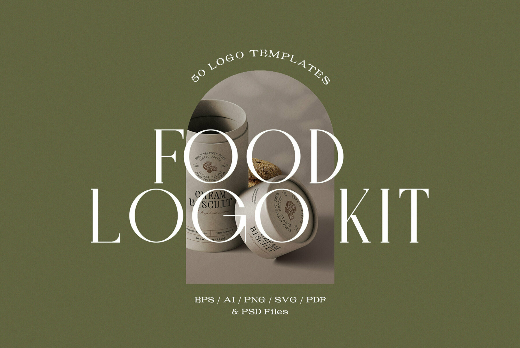 Restaurant Logo Kit   50 Mockups 1